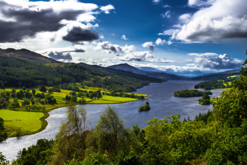 Panoramic,View,Over,Loch,Tummel,And,Tay,Forest,Park,To