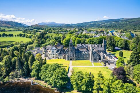Highland,Club,Scotland,From,A,Drone,,Fort,Augustus,,Loch,Ness,